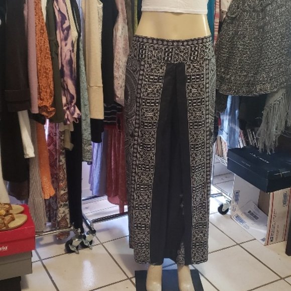 No Name Black and White Harem Pants OSM - Picture 1 of 4